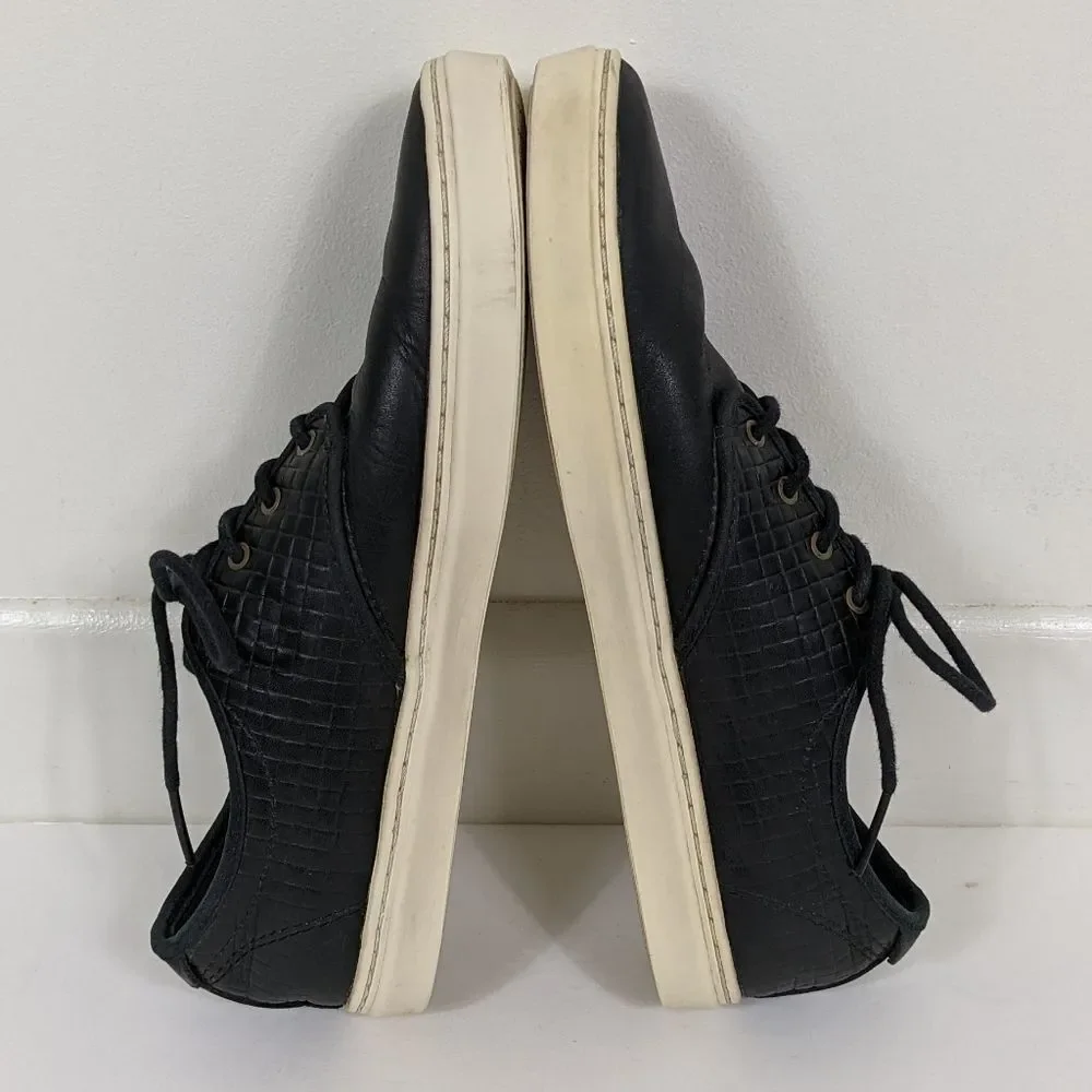 Vans Ludlow Europe Leather Sneakers Men's 7 Black